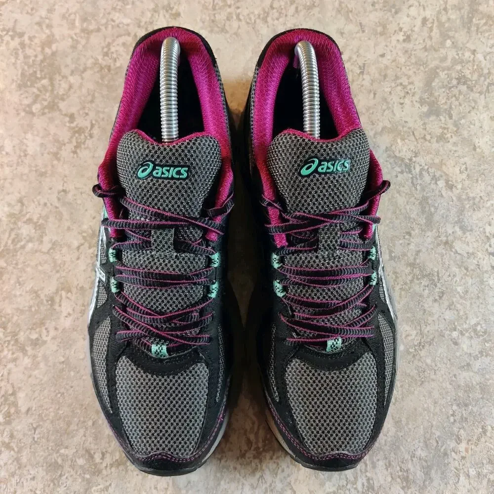 Asics Gel Sonoma‎ Hiking Shoes Women's 9 Gray Purple Trail Running Jogging T774N